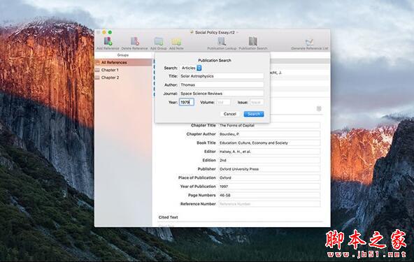 Reference Tracker(参考文献软件)for Mac V2.7.2 苹果电脑版