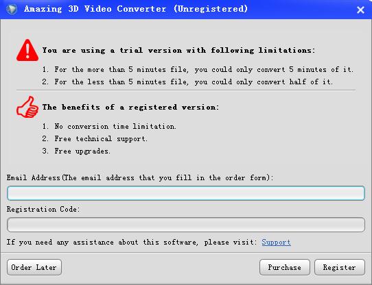 Amazing 3D Video Converter(3D视频转换器) v10.8 多语言安装版(附安装教程)