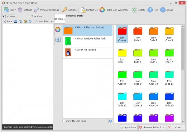 MSTech Folder Icon(文件夹图标修改器) V3.0.0 英文免费安装版(附安装教程)