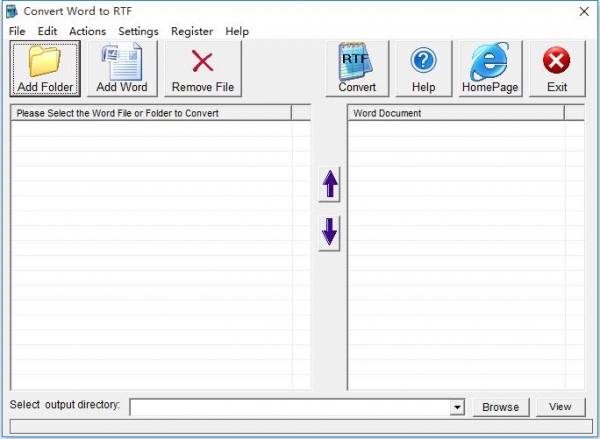 Convert Word to RTF(Word转RTF软件)V1.0 英文安装版