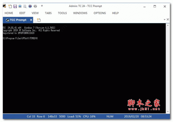 JP Software Take Command(cmd增强工具) v31.01.22 免费版(附安装教程)