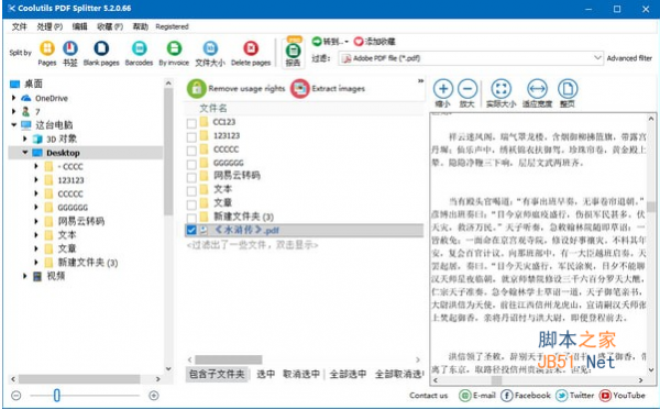 PDF文件分割工具Coolutils PDF Splitter V6.1 中文免费特别版(附注册码)
