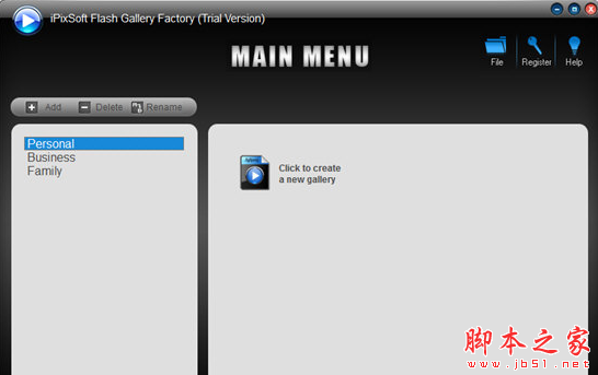 iPixSoft Flash Gallery Factory(Flash幻灯片制作工具) v3.6.0 免费安装版