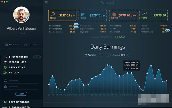 Microstockr Pro for Mac(理财应用) V1.7.5 苹果电脑版