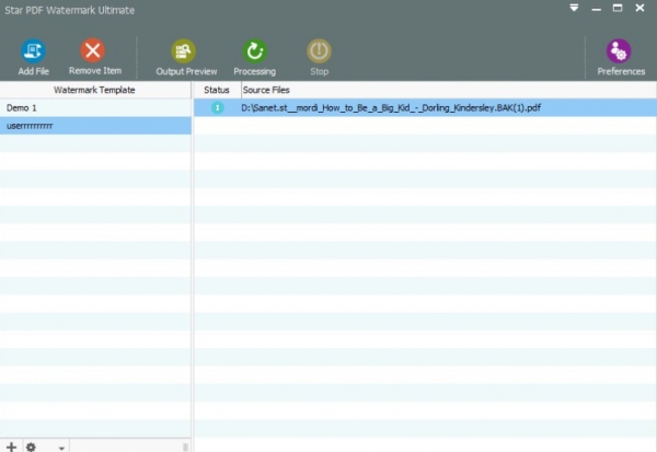 Star PDF Watermark Ultimate V2.0.0 英文特别安装版(附激活码+教程)