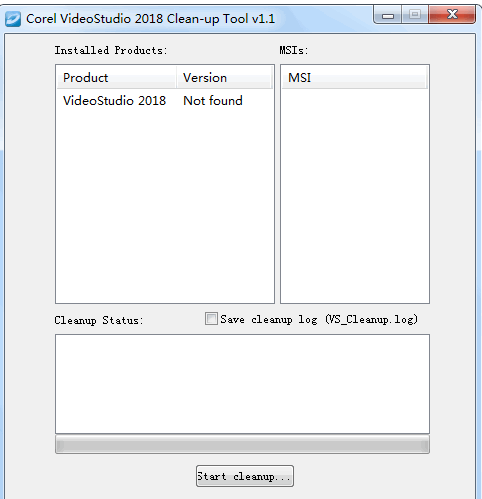 corel videostudion 2018 clean-up会声会影2018官方卸载工具 v1.1 绿色免费版