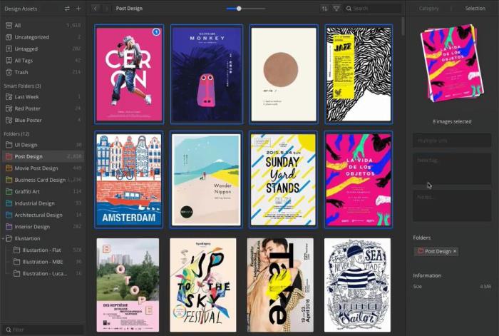 eagle(设计师图片管理工具) for Mac v4.0 build17 苹果电脑版