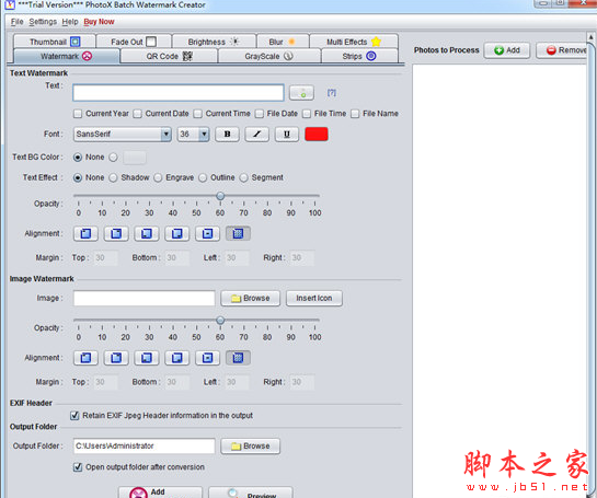 PhotoX Batch Watermark Creator(批量加水印软件) v3.6.2 免费安装版