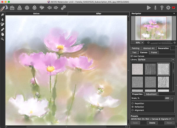 AKVIS Watercolor 2019(照片转水彩画软件)for Mac V4.0 苹果电脑版