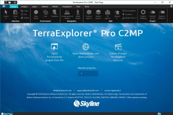 Skyline TerraEXplorer Pro v7.2.1.4020 英文特别安装版(附注册文件)