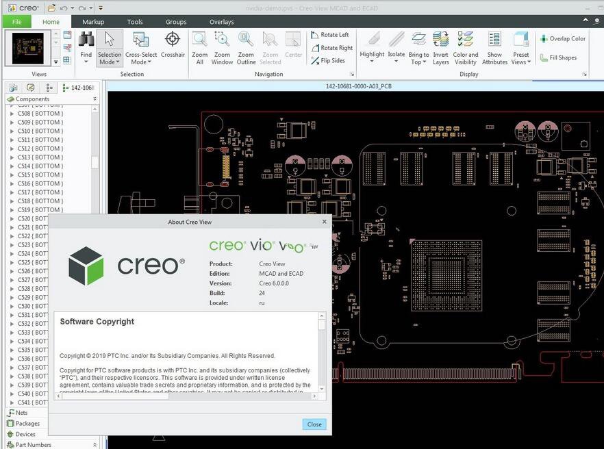 PTC Creo View 7.1.1.0 Win/Linux 中文特别版(含许可文件+替换补丁) x64