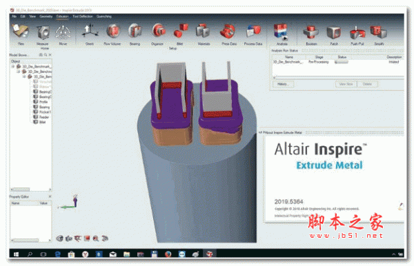 仿真工具套件 Altair Inspire Extrude Metal/Polymer 2019 v2019.1.5668 免费安装版