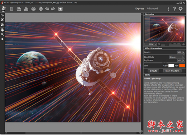 PS光影作坊效果滤镜AKVIS LightShop 6.1.1648 32位 多语中文注册版(附安装教程)
