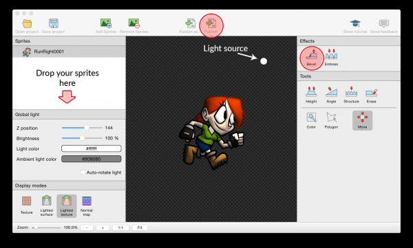 SpriteIlluminator for Mac(法线贴图制作软件) V1.5.5 苹果电脑版