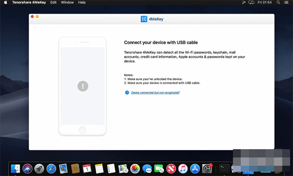 Tenorshare 4MeKey for Mac版(密码管理应用) V1.0.1.2 苹果电脑版