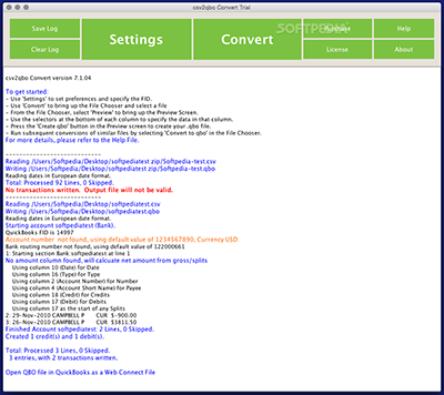 csv2qbo Convert for Mac(CSV转QBO) v12.0.11 苹果电脑版