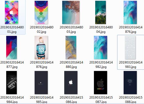 IOS13概念壁纸及WWDC壁纸 17P高清无水印版