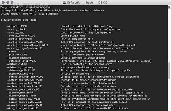 osquery for Mac(系统监控软件) V3.3.2 苹果电脑版
