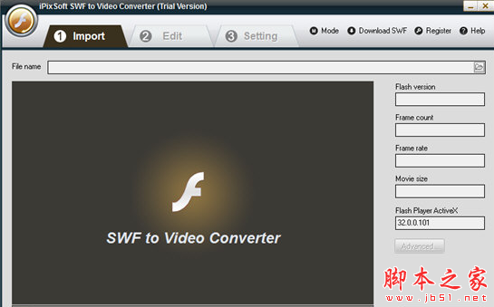 iPixSoft SWF to Video Converter(SWF到视频转换软件) v3.2.0.0 免费安装版