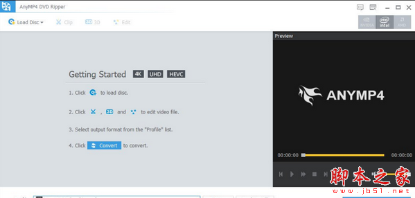 AnyMP4 DVD Ripper(DVD刻录软件) v8.0.86 特别安装版