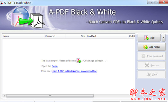 A-PDF To Black/White(PDF转换黑白软件) v3.1 免费安装版