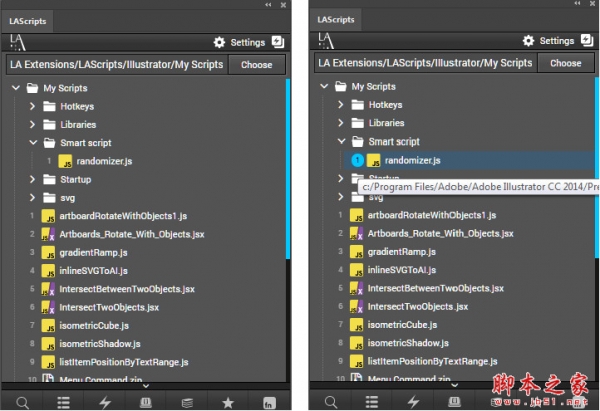 LAScripts 脚本管理器 V1.1.0 中文汉化版 for PS/Illustrator CC-CC 2019