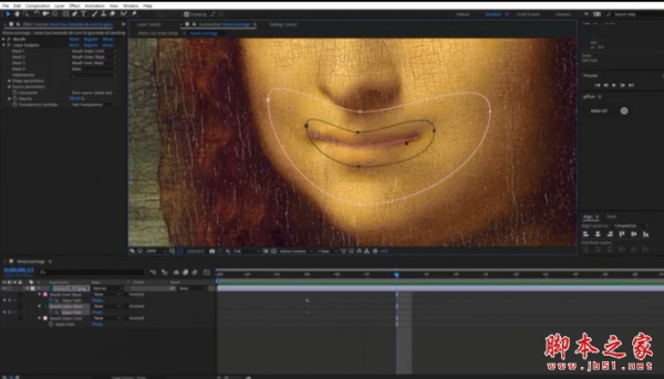 自定义遮罩图层变形扭曲AE插件AEscripts BAO Layer Sculptor 1.2.3 一键汉化破解版