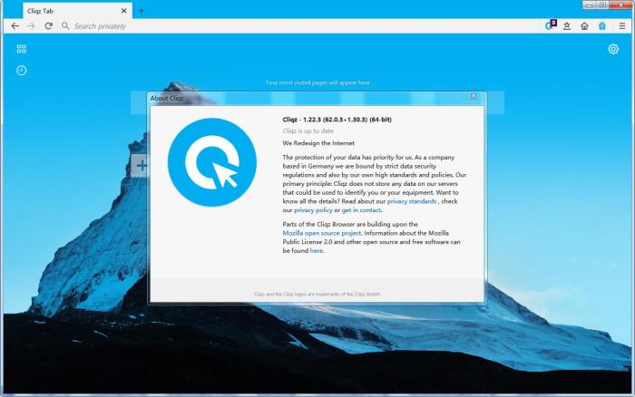 Cliqz Browser V1.22.0 免费安装版