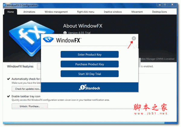 Stardock WindowFX(windows窗口美化优化工具) v9.5.3.0 官方安装板