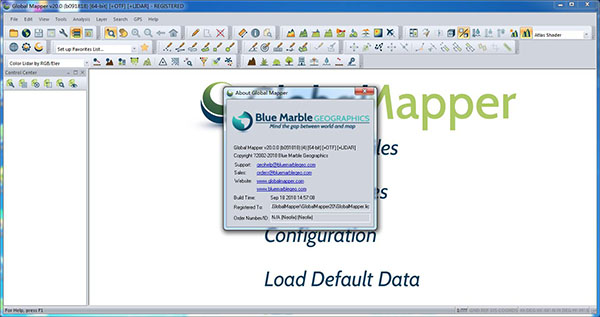 Global Mapper(地图绘制软件)V20.0 安装特别版(附破解补丁+安装破解教程) 64位