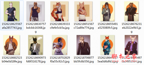 抖音潮图动物人形手机壁纸 20P高清免费版