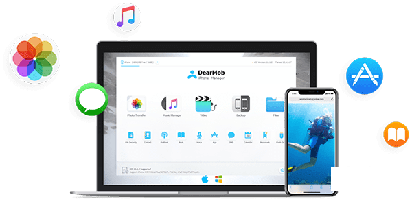 DearMob iPhone Manager for Mac(数据加密传输)V3.4 苹果电脑版