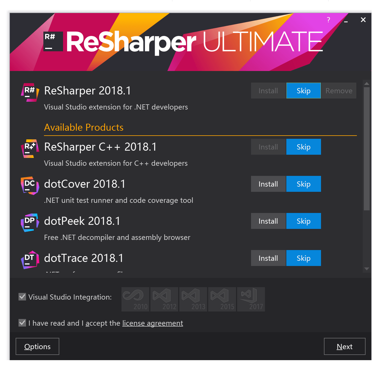 JetBrains ReSharper Ultimate 2018.1.4正式版 官方安装版(附方法)