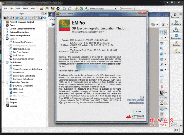 Keysight EMPro 2017 Update 0.4 64位 特别版(附破解文件+安装教程)