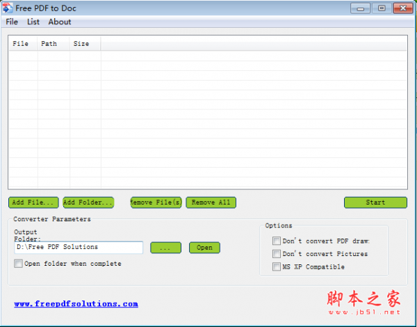 Free PDF to Doc(PDF格式转Doc格式) V1.0 免费安装版