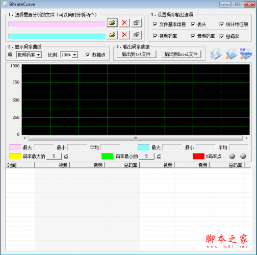 BitrateCurve(码率计算器) v1.03 绿色免费版