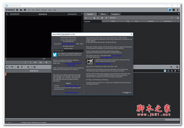 视频编辑工具magix movie edit pro Plus 2019 v18.0.1.204 破解增强版(附破解教程+破解文件)