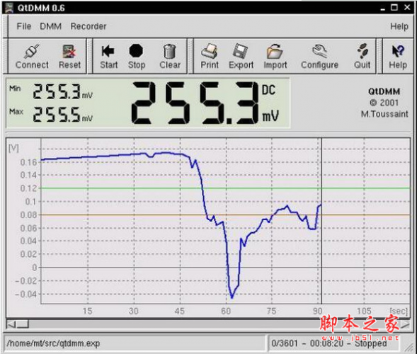 QtDMM(数字万用表读程序) v0.92 免费安装版