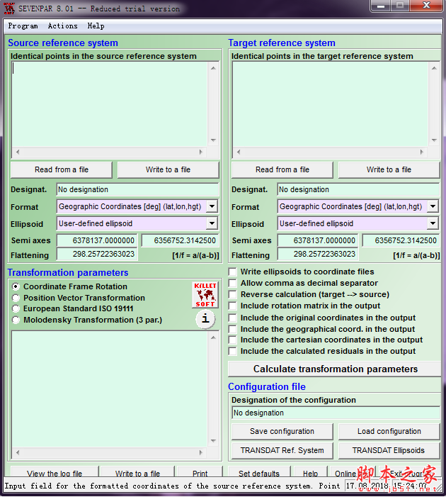 SEVENPAR(坐标转换器) V8.02 免费安装版