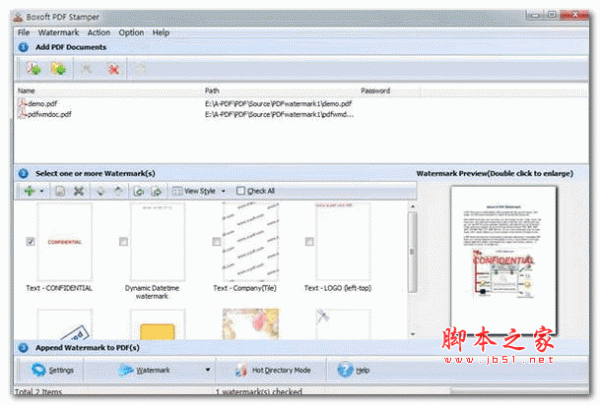 Boxoft PDF Stamper(PDF加水印工具) v3.1.0 官方安装版