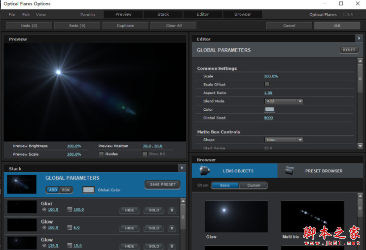 镜头光晕AE插件Optical Flares 1.3.7 AE CS6-2022 Mac 中/英文一键特别版
