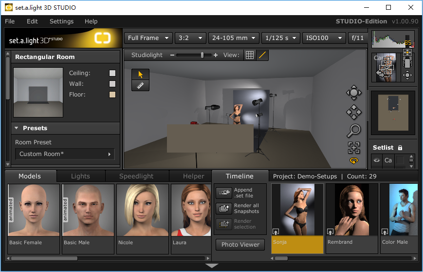 虚拟摄影工作室Set A Light 3D Studio v2.00.15 中文特别版(附安装激活教程)