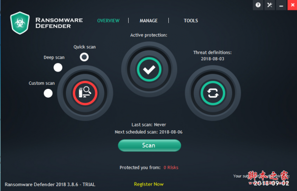 Ransomware Defender(勒索病毒专杀软件) v4.2.3 免费安装版
