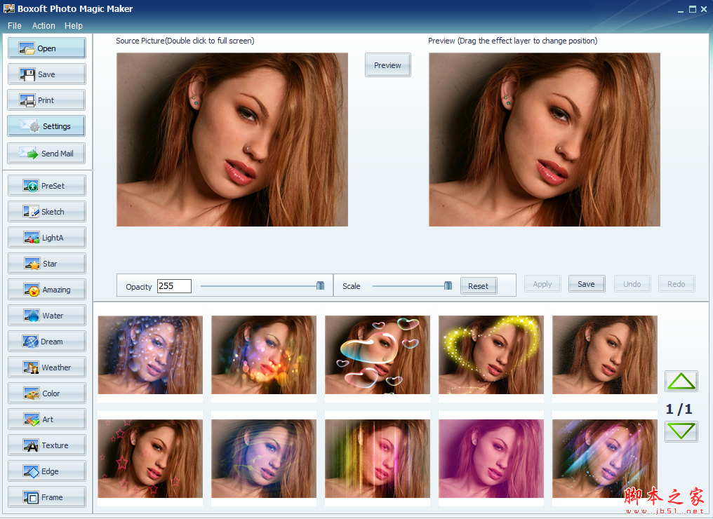 Boxoft Photo Magic Maker(免费照片装饰工具) V1.2 免费安装版