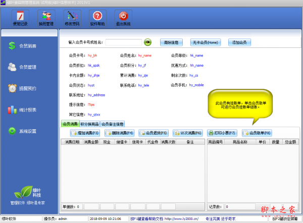 绿叶美容院管理系统 v1.0.0.0 免费安装版