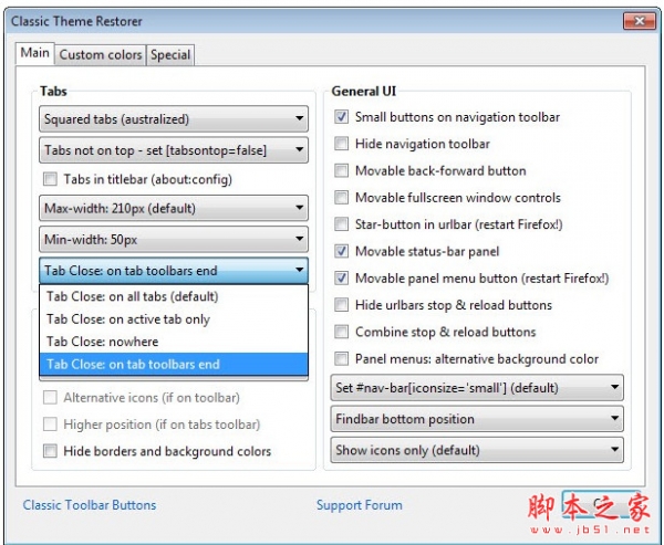 Firefox返回旧版扩展插件Classic Theme Restorer Fx29-56 官方免费版