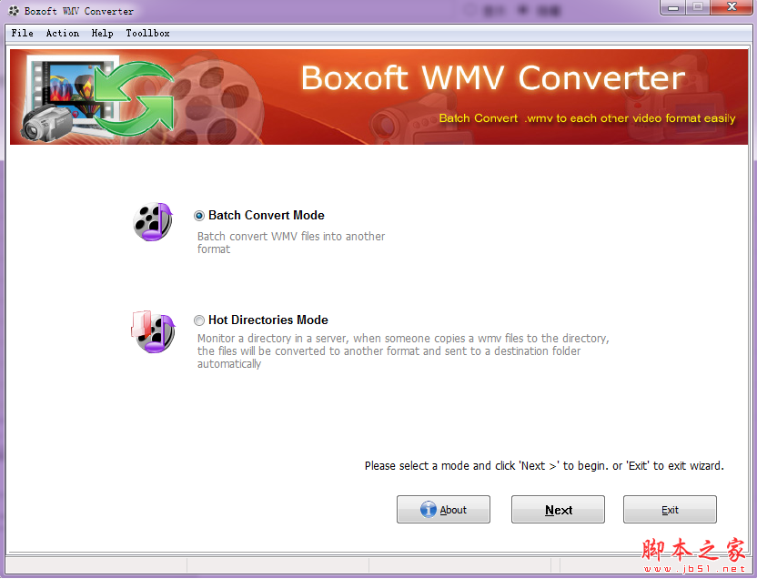 Boxoft WMV Converter(WMV转MP4格式工具) V1.0 免费安装版