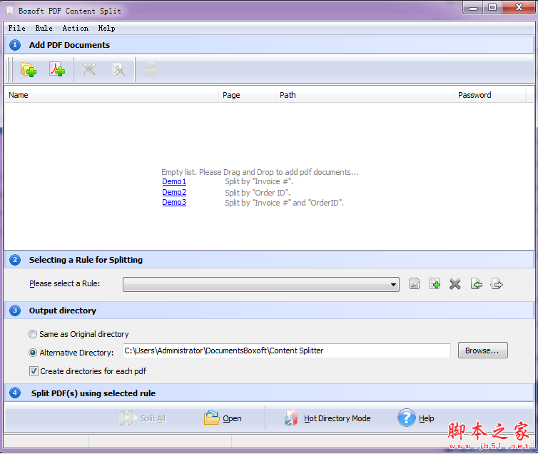 Boxoft PDF Content Split(pdf分割软件) V3.2.0 免费安装版