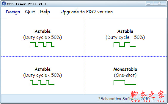 555 Timer Free(IC电路设计工具) V1.1 免费绿色版
