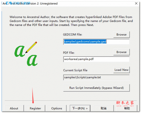 Ancestral Author 2.9y(GEDCOM转pdf工具) 中文特别版(含破解教程+注册机)